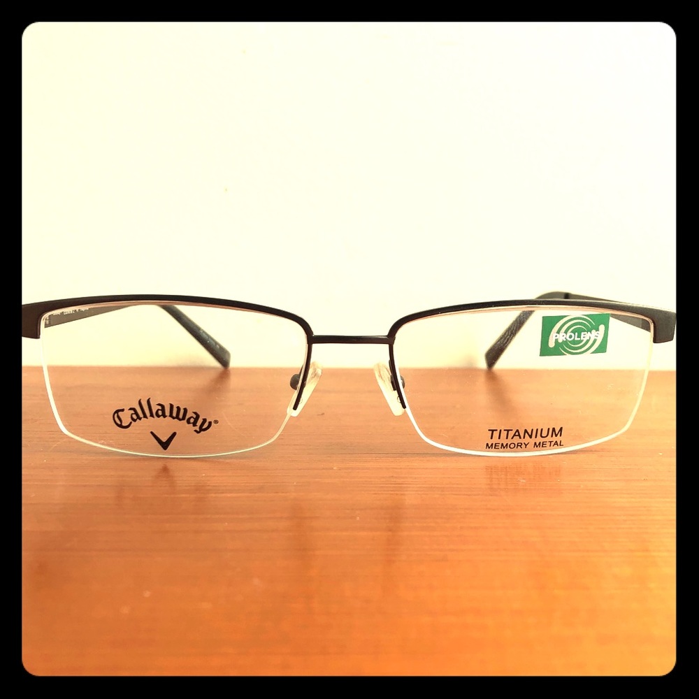 Callaway Men’s Extreme 2 Olive Semi-Rimless Eyeglass Frames